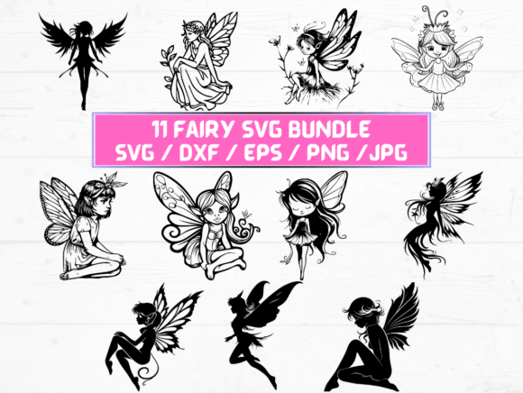 Exploring Fairy SVG, DXF, EPS, JPG, and PNG Files for Creative Projects