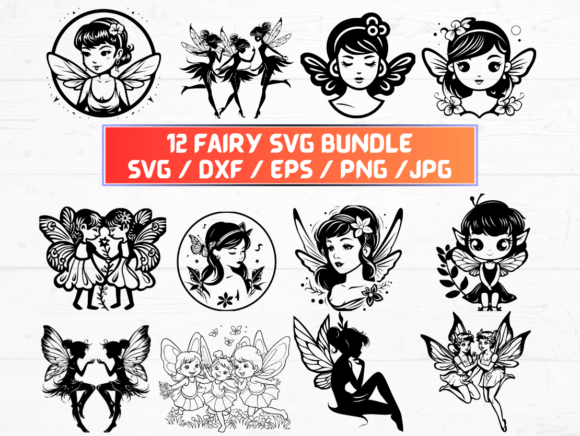 Fairy Silhouette: A Creative Resource for Designers and Creators