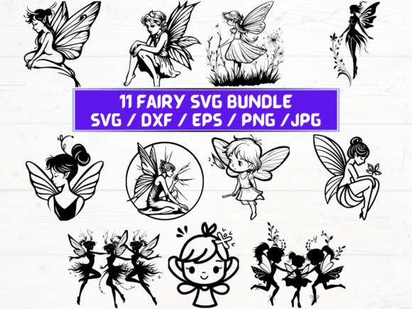 Fairy SVG File for Creative Professionals