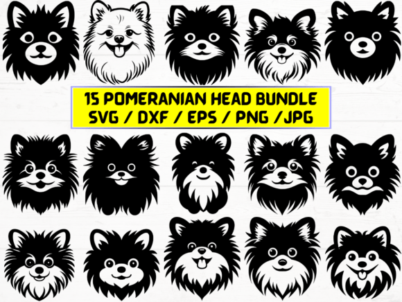 Pomeranian Head SVG