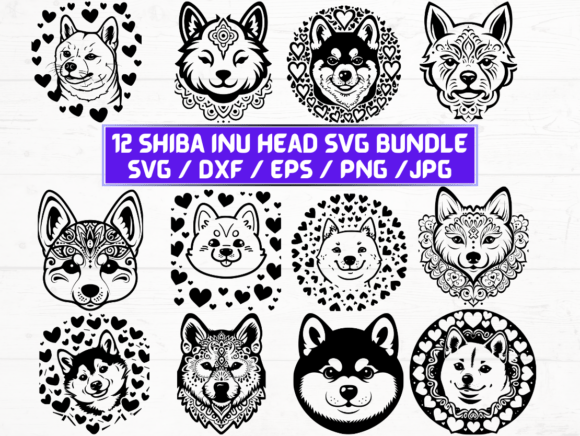Shiba Inu Head Laser Cut: A Versatile Digital Asset for Creative and Professional Use