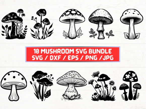 The Mushroom SVG Bundle: A Versatile Tool for Modern Designers and Creators