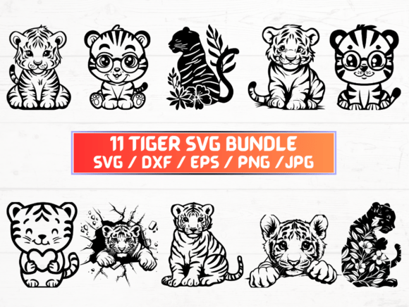 Tiger SVG Bundle: A Comprehensive Guide for Digital Creators and Design Professionals