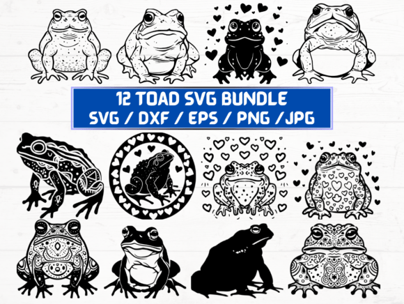 Toad Laser Engraving Cut File