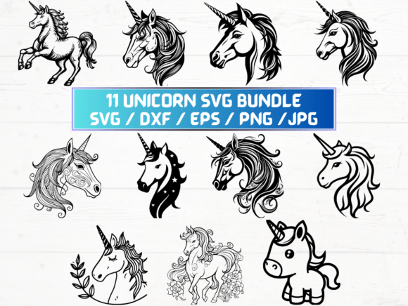 Unicorn Silhouette: A Versatile Digital Asset for Creative Professionals